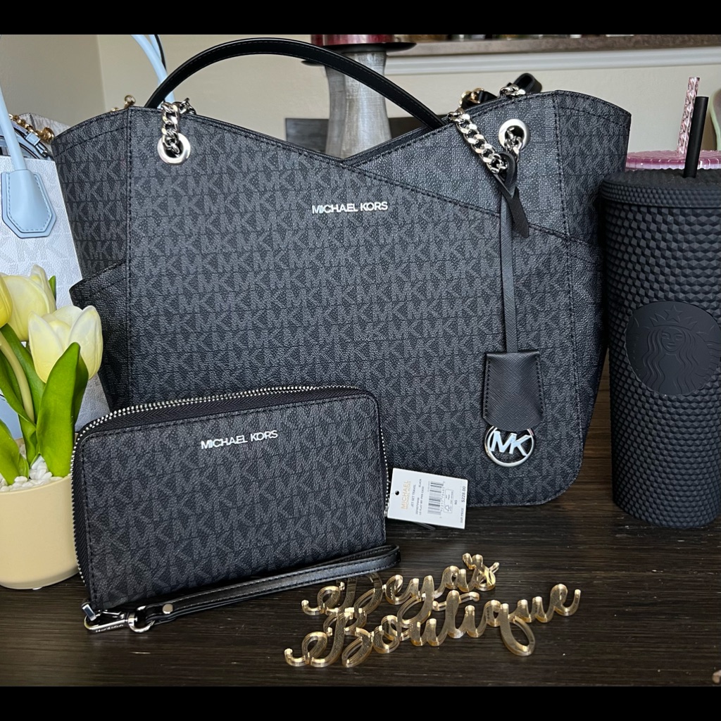 Set Lg Tote And Wallet Mk